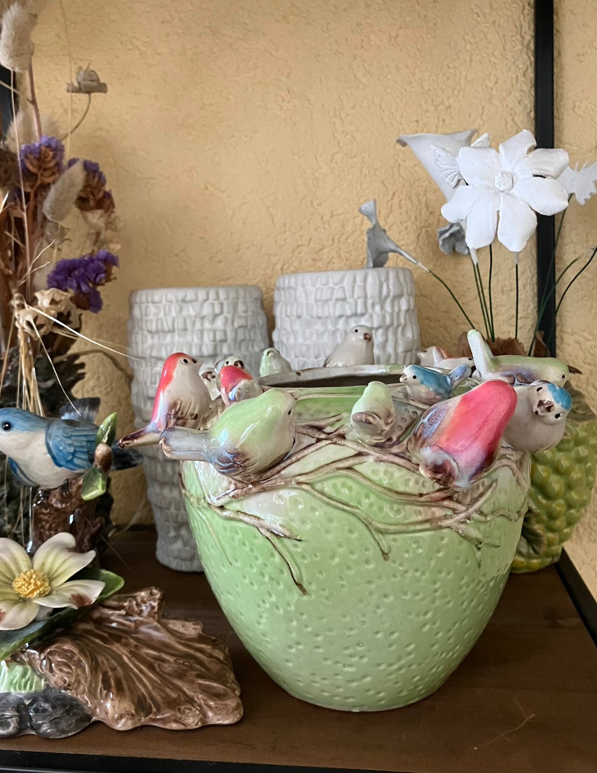 Vaas met vogels (Des Pots), Ophalen