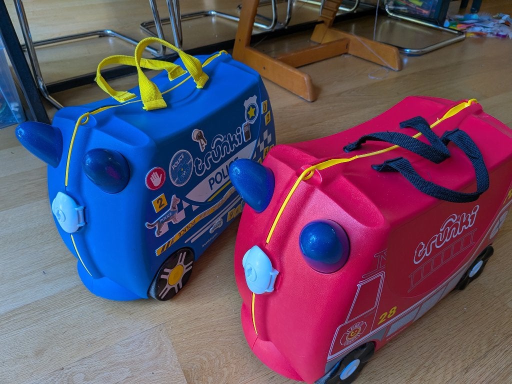 Trunki koffer brandweer & politie, Ophalen, Gebruikt, Hard kunststof, Minder dan 50 cm