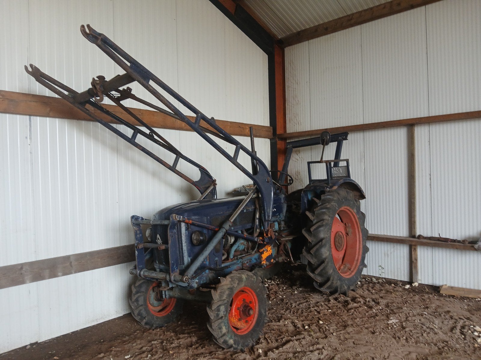 Hanomag Granit 500 Oldtimer Tractor met voorlader, Oldtimer, Tot 80 Pk, 5000 tot 7500, Ophalen