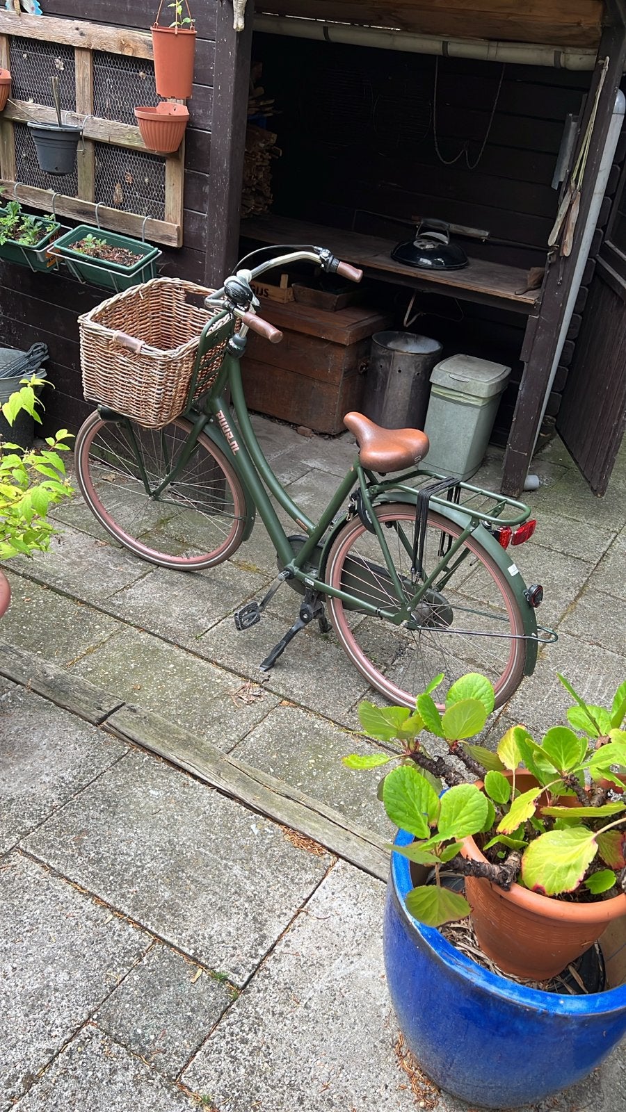 Stijlvolle Gazelle Dames stadsfiets met mand, Fietsen en Brommers, 53 tot 56 cm, Velgrem, Versnellingen, Zo goed als nieuw