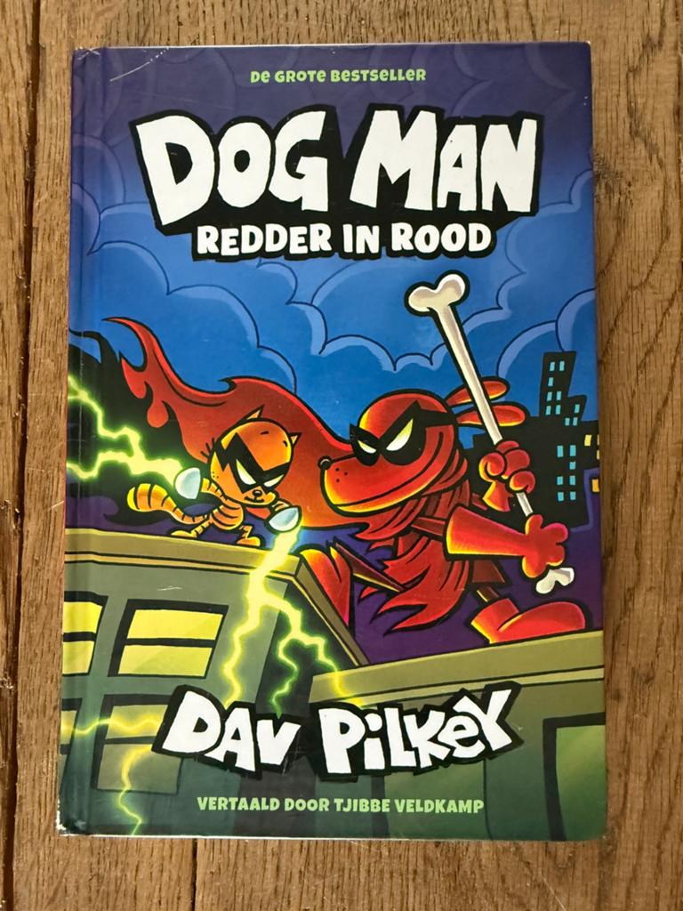 Sog Man - Redder in nood/De bal is hond/En Kid Kat, Fictie algemeen, Ophalen of Verzenden, Zo goed als nieuw, Dav Pilkey