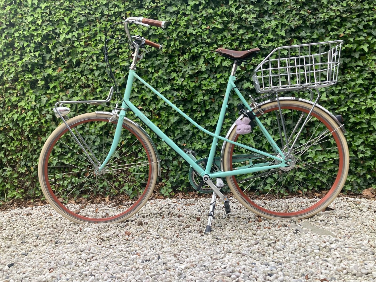 Gazelle Van Stael Damesfiets met 7 versnellingen, Ophalen, Velgrem, Versnellingen, 56 cm of meer