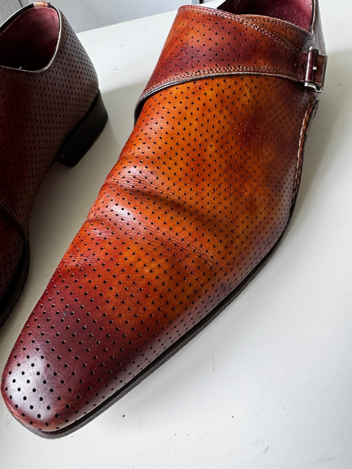 gespschoen MAGNANNI, Kleding | Heren, Schoenen, Bruin, Verzenden, Gespschoenen, Zo goed als nieuw