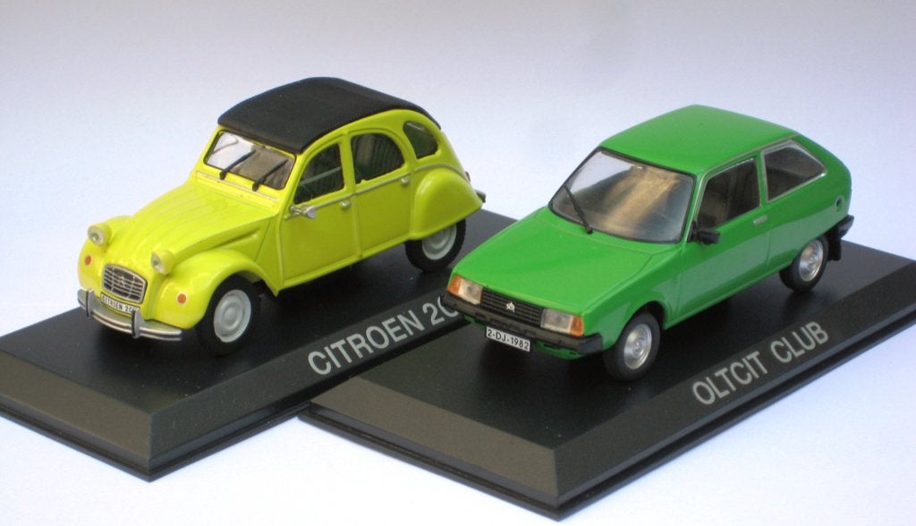 Oltcit Club groen of 2CV Special geel De Agostini 1:43, Ophalen of Verzenden, Nieuw, Auto, Overige merken