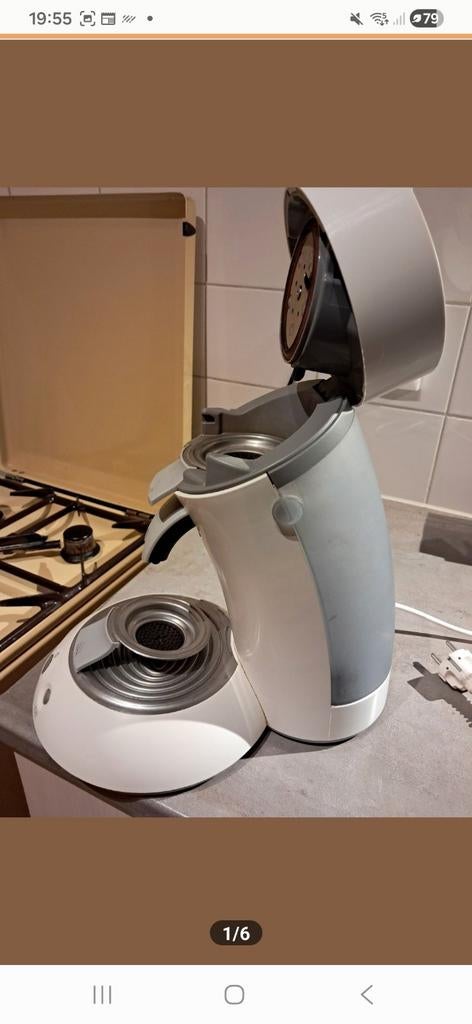 Witte senseo, Witgoed en Apparatuur, Waterkokers, 1 tot 2 liter, Ophalen of Verzenden