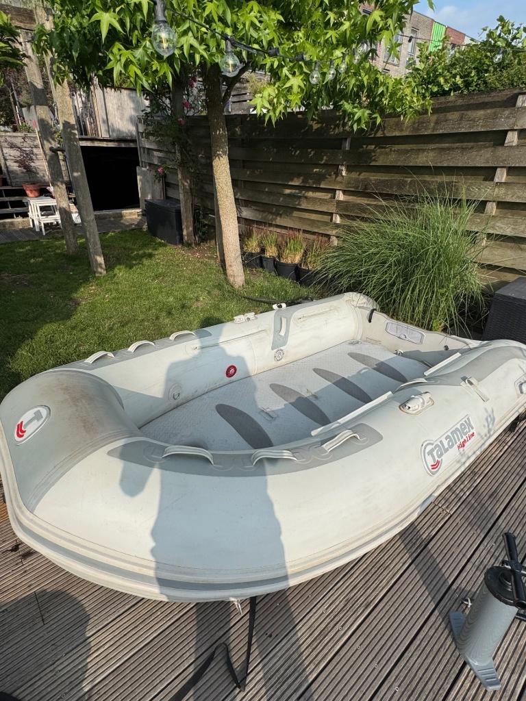 Talamex rubberboot inclusief Yamaha motor met standaard, Watersport en Boten, Motorboten en Motorjachten, Overige merken, Buitenboordmotor