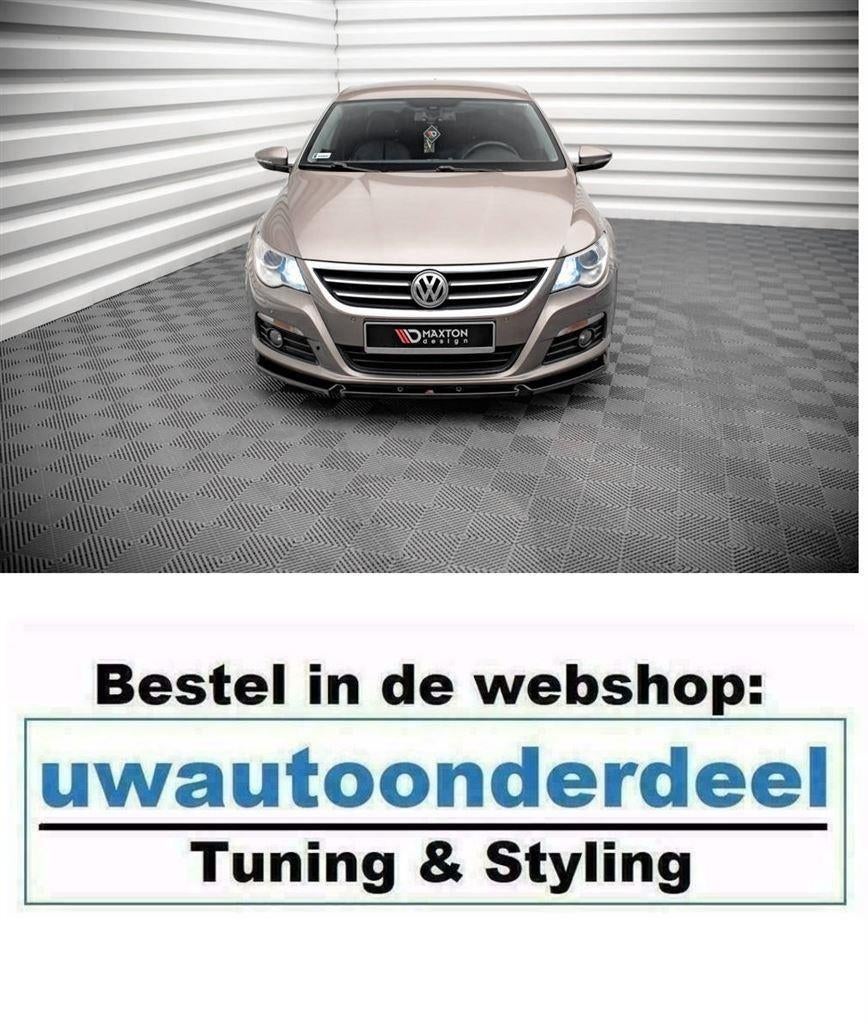 Maxton Design Spoiler Lip SplitterGeschikt Voor Vw Passat CC, Verzenden