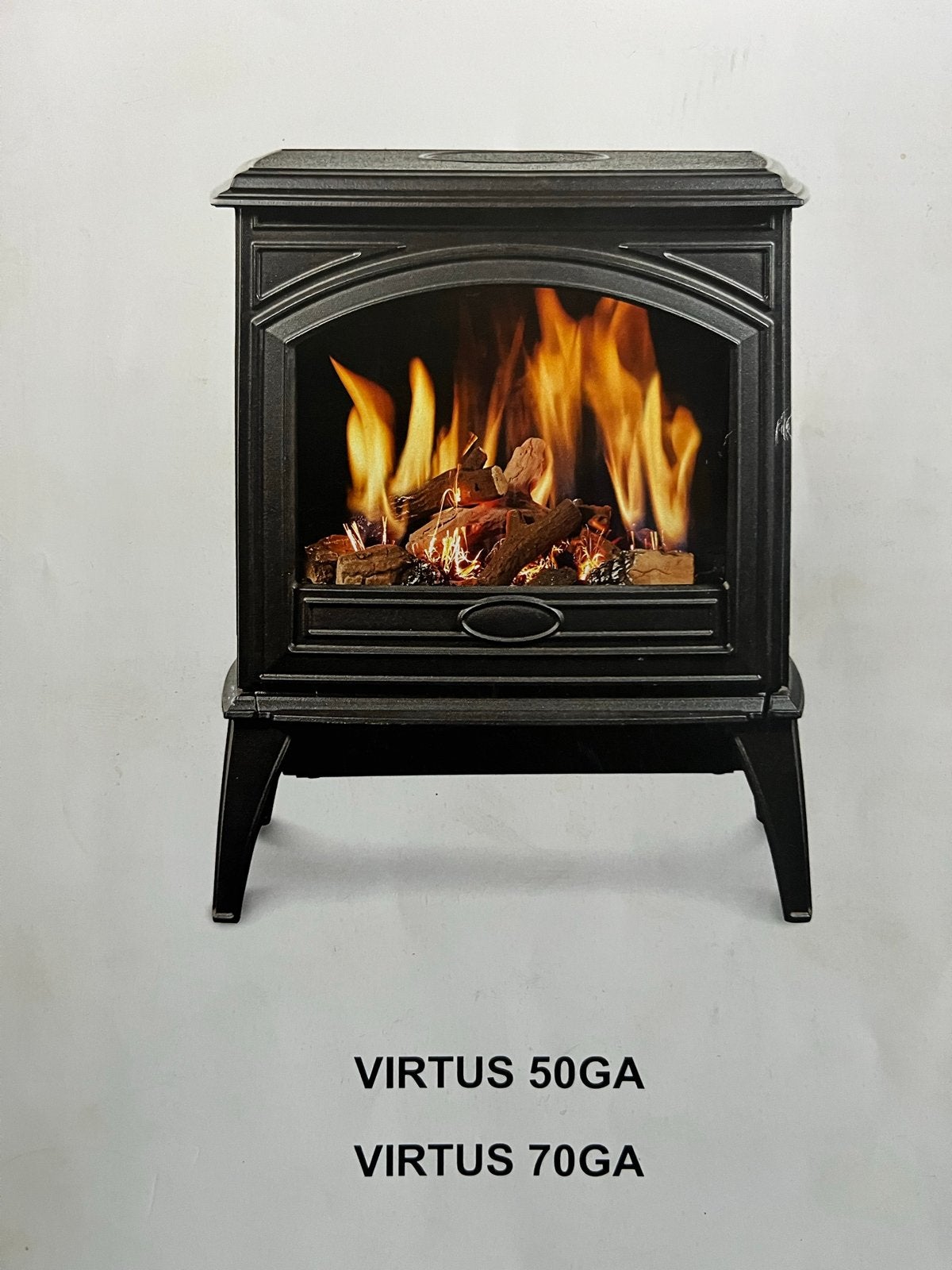 Dovre Virtus 70GA Gaskachel met afstandsbediening, Ophalen, Zo goed als nieuw, Vrijstaande haard, Gashaard