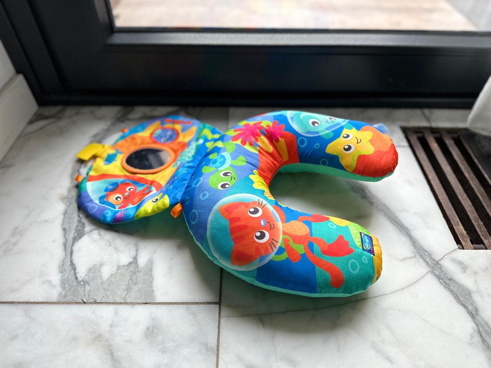 Buikligkussen / Speelkleed voor baby's - Onderwaterwereld, Kinderen en Baby's, Speelgoed | Babyspeelgoed, Ophalen of Verzenden