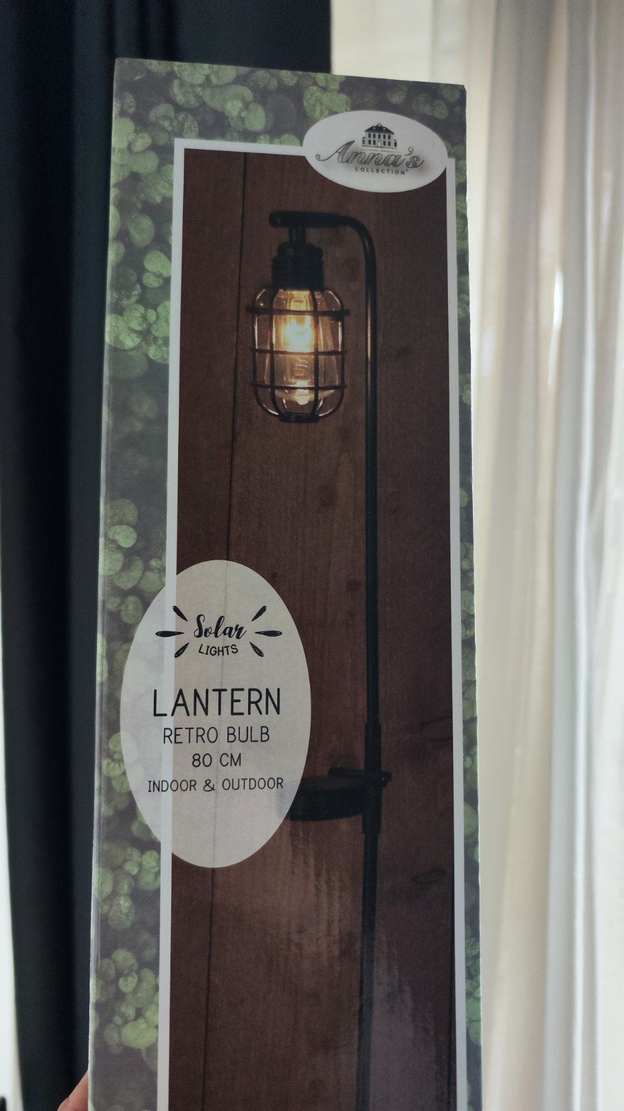 Anna's Collection Solar Lantaarn Retro Lamp 80 cm, Ophalen of Verzenden, Nieuw