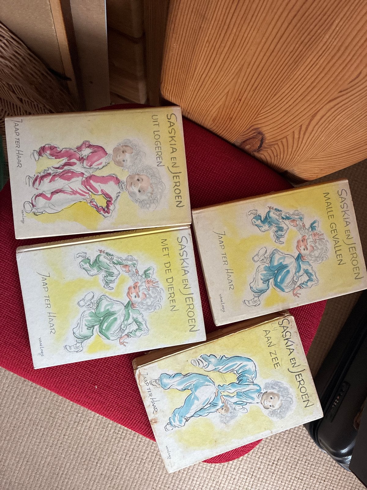 Saskia en Jeroen boeken - Jaap ter Haar (4 delen), Ophalen, Gelezen, Fictie algemeen