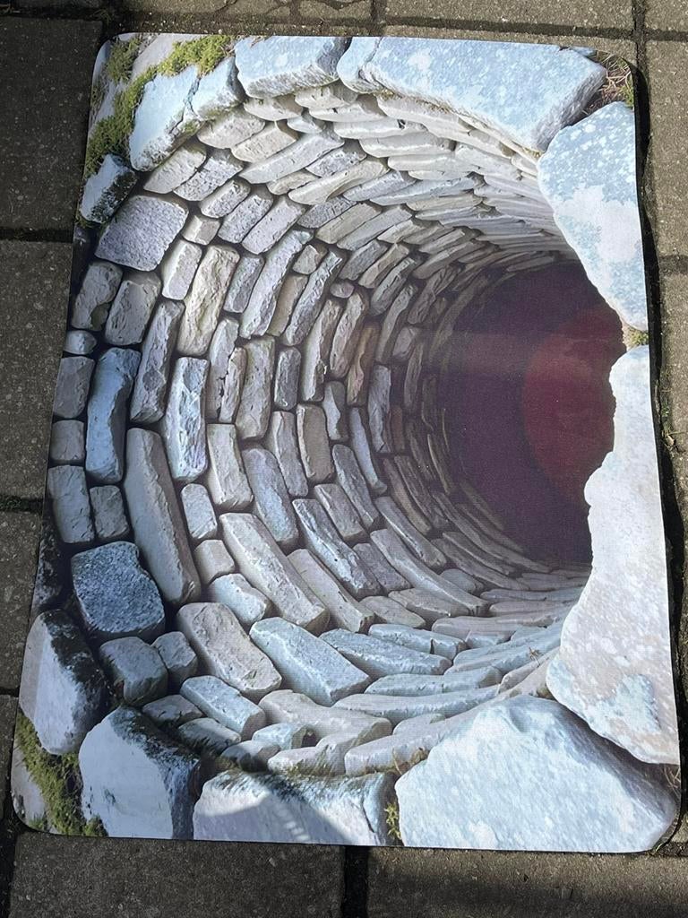 Deurmat 90x60cm, Ophalen, Binnen, Kunststof, Nieuw