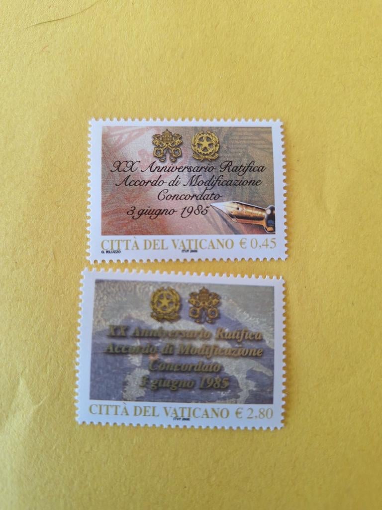 Vaticaanstad: mi. 1523/24. Verbond tussen Vaticaanstad en It, Ophalen of Verzenden, Overige landen, Postfris