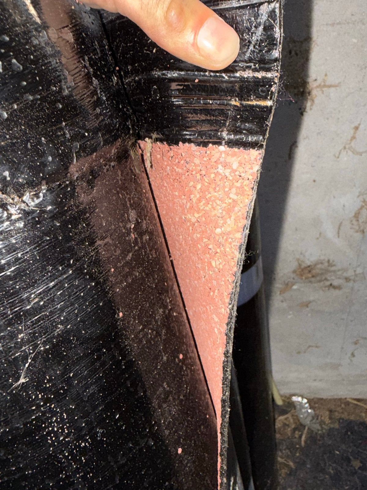 8x Bitumen dakrollen toplaag 5x1m - Soprema rood, Ophalen, Overige materialen, Zwart, Nieuw