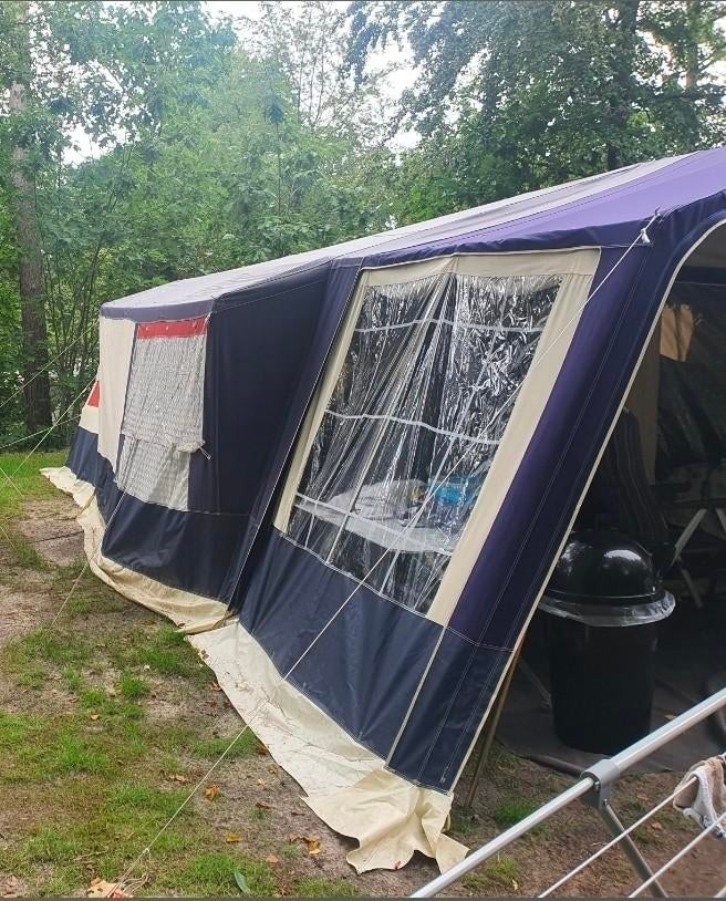 Vouwwagen Jamet Arizona 8 persoons, Caravans en Kamperen, Vouwwagens, Ophalen, Blauw, Aanwezig, Meer dan 6