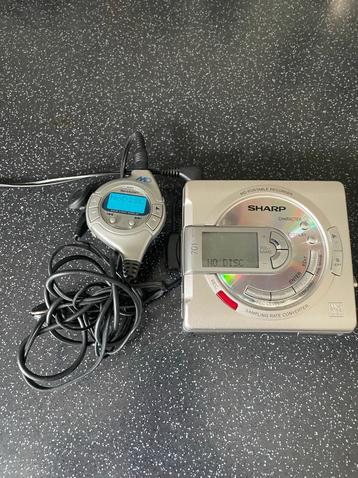 Mini Dicc - Sharp MD Portable Recorder met afstandsbediening, Ophalen, Minidisc-recorder