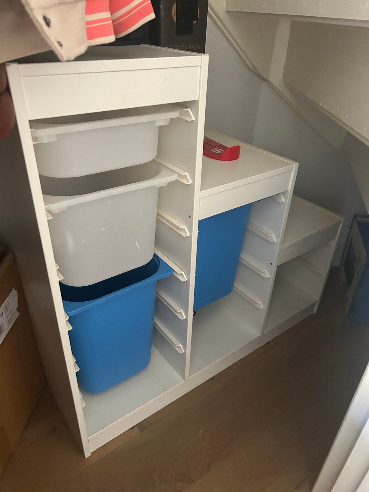 Trofast kast wit, Ophalen, Zo goed als nieuw, 75 tot 100 cm, Minder dan 50 cm