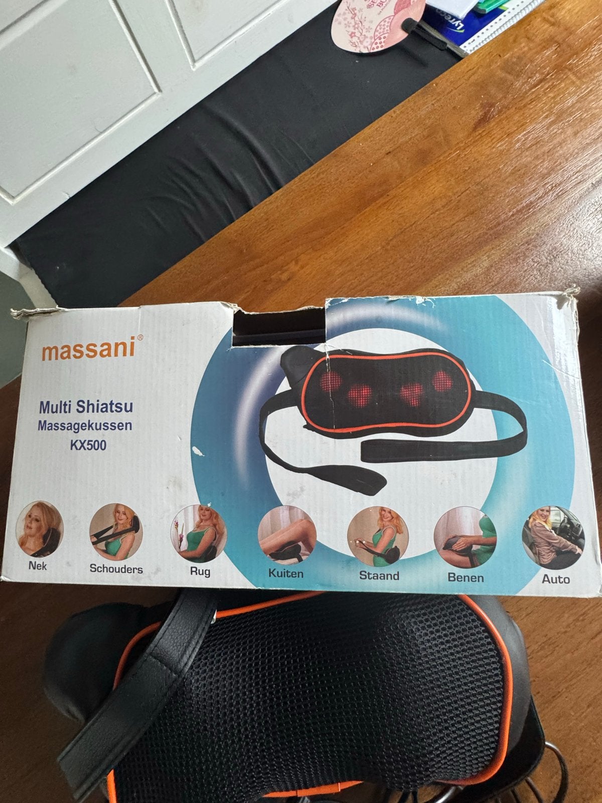Massani Multi Shiatsu Massagekussen KX500, Ophalen, Zo goed als nieuw, Massagestoel of Kussen