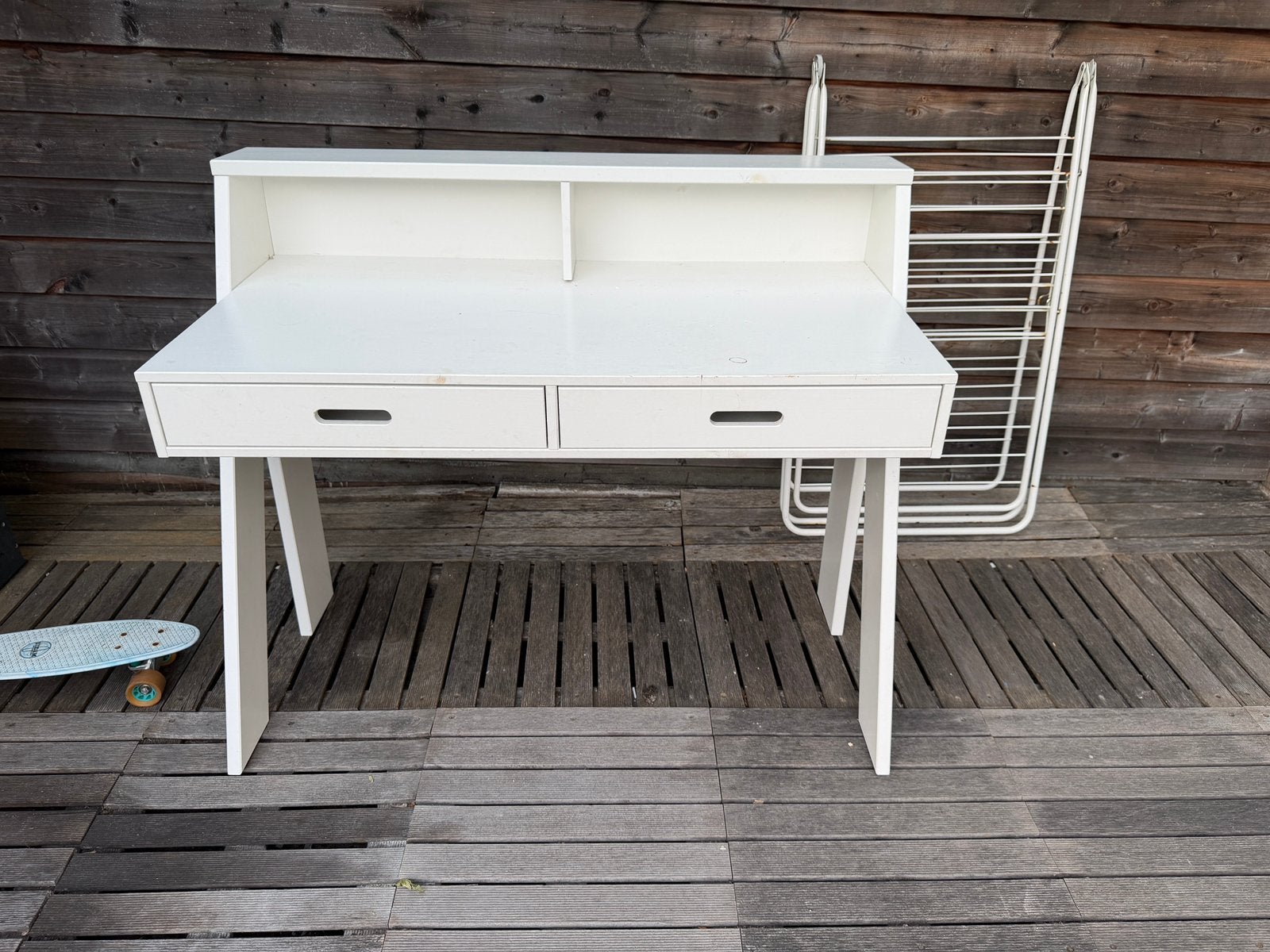 WOOOD Connect bureau wit, Huis en Inrichting, Ophalen, Gebruikt, Kinderbureau, Wit