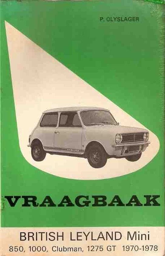 Vraagbaak British Leyland Mini 850 door P Olyslager, Verzenden