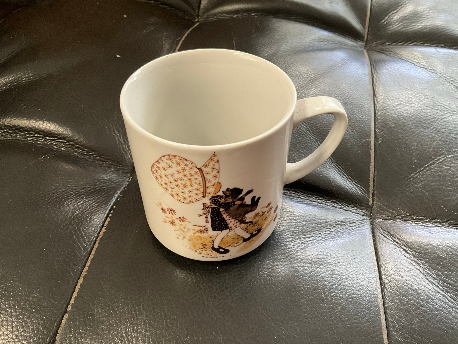 Vintage Holly Hobbie mok met afbeelding, Ophalen of Verzenden