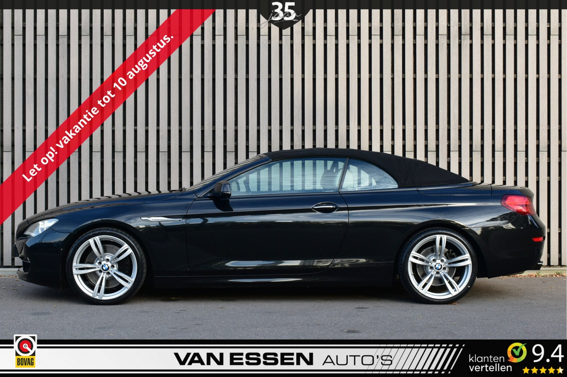 BMW 6 Serie Cabrio 650i High Executive Leder Head-Up Navi 36, Auto's, BMW, Automaat, Euro 5, Achterwielaandrijving, Gebruikt