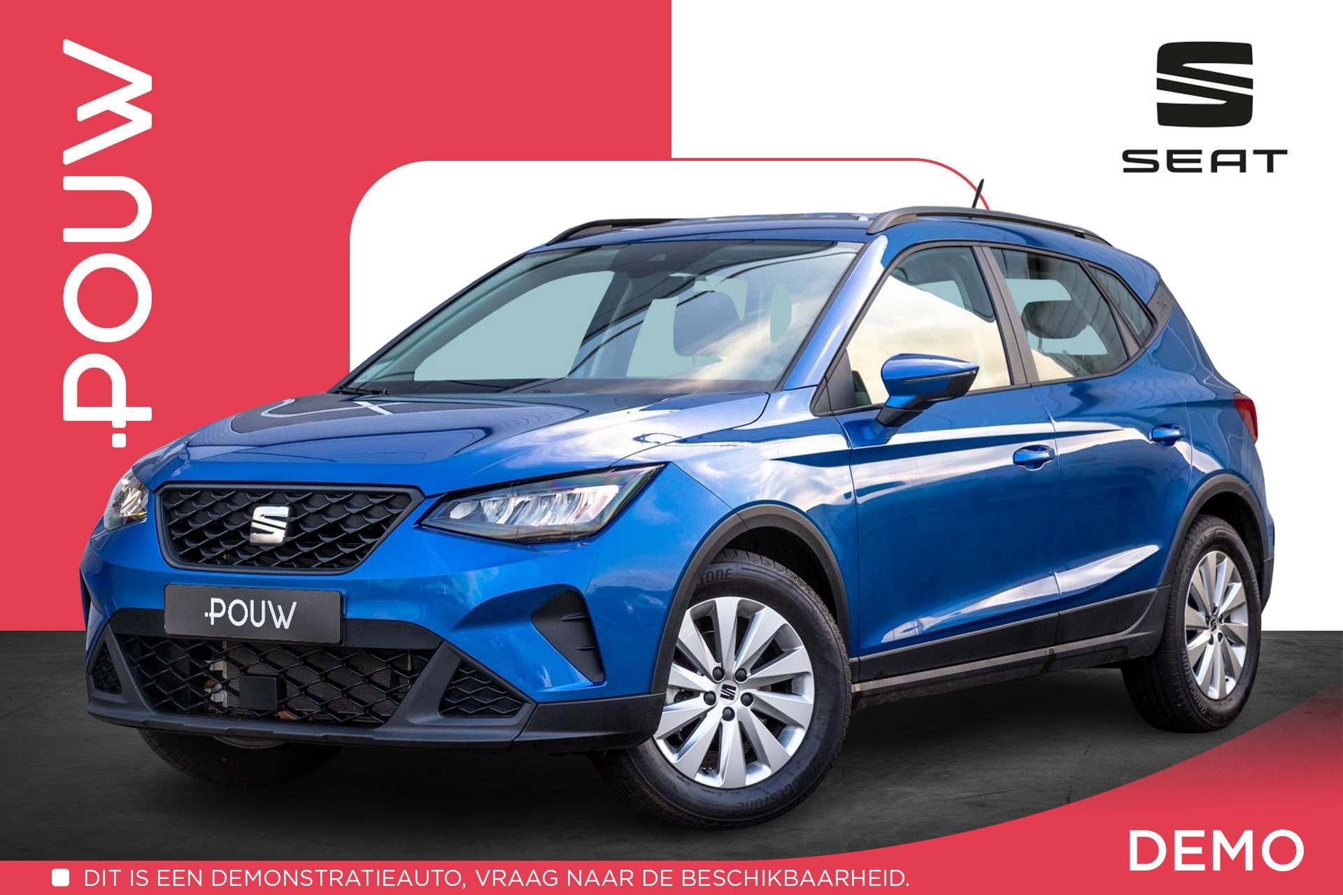 SEAT Arona 1.0 EcoTSI 95pk Reference | Apple Carplay/Android, Auto's, Voorwielaandrijving, 12 maanden, Stof, 95 pk