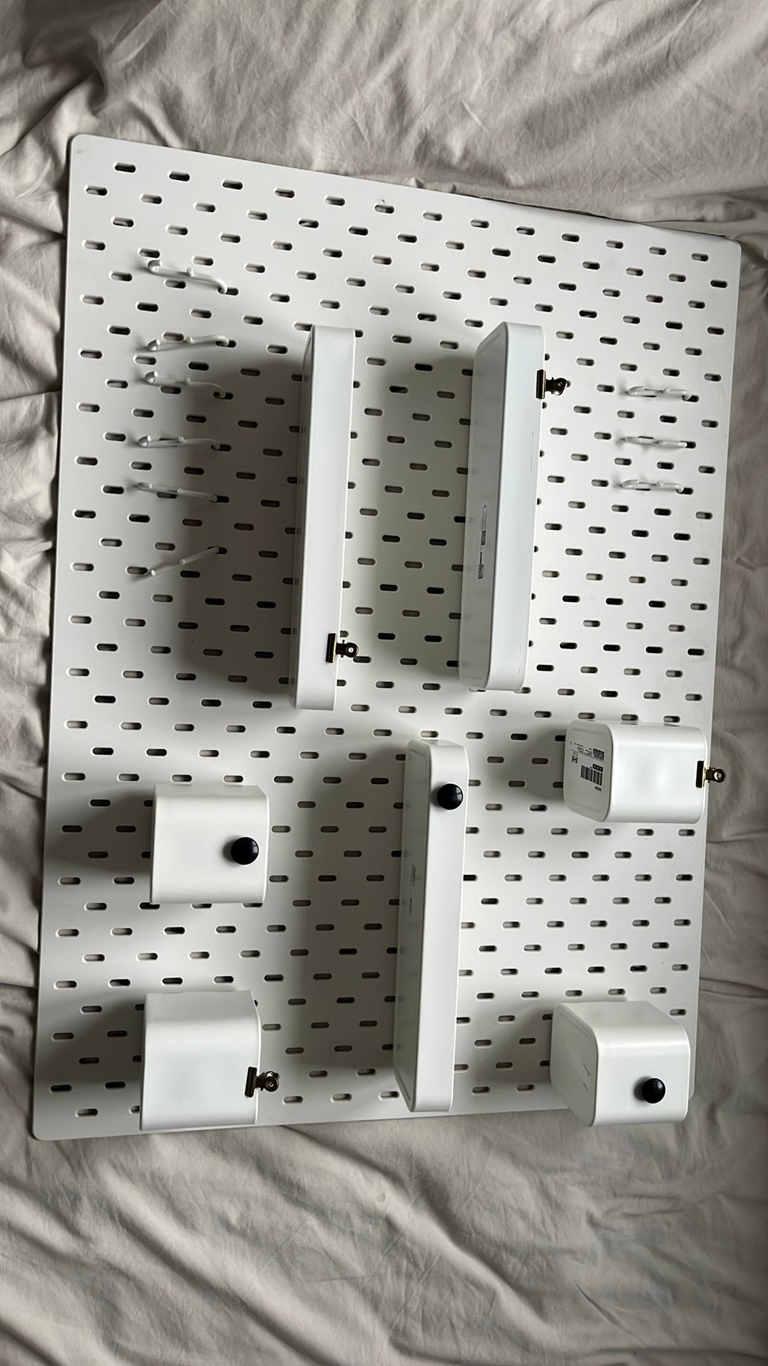 Ikea peg board wit, Ophalen, Gebruikt