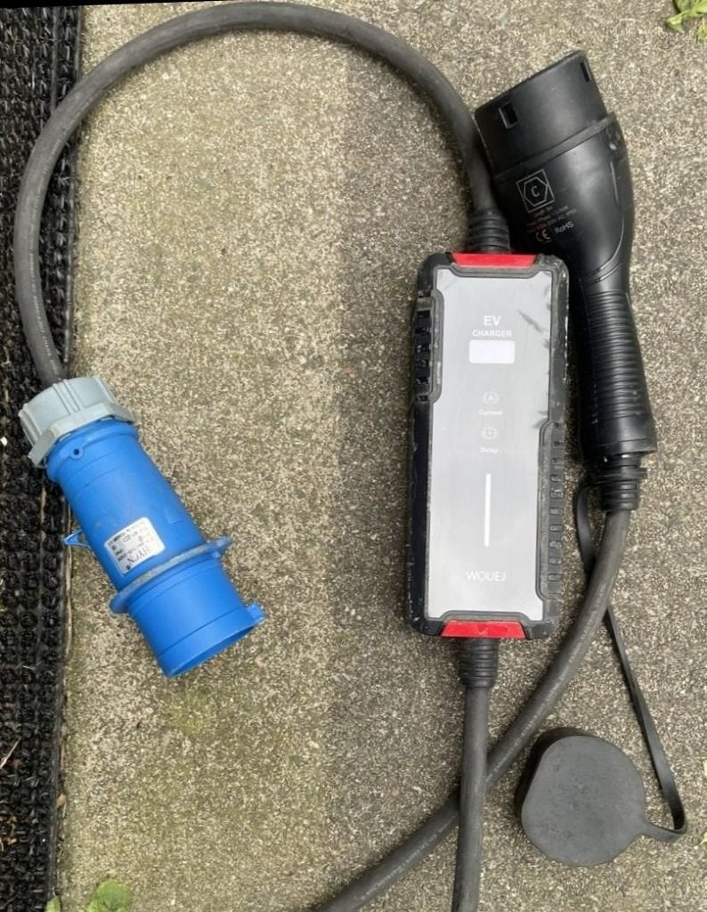 EV Portable Charger | Type2 32A 7KW Mono Mobiele Thuislader, Ophalen of Verzenden, Gebruikt, Laadpaal en Laadkabel