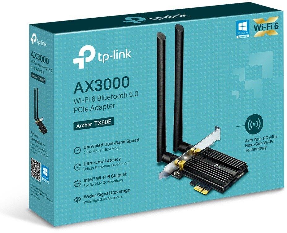 TP-Link Archer TX50E WiFi Netwerkadapter, Ophalen of Verzenden, Nieuw, Intern, Tp-link