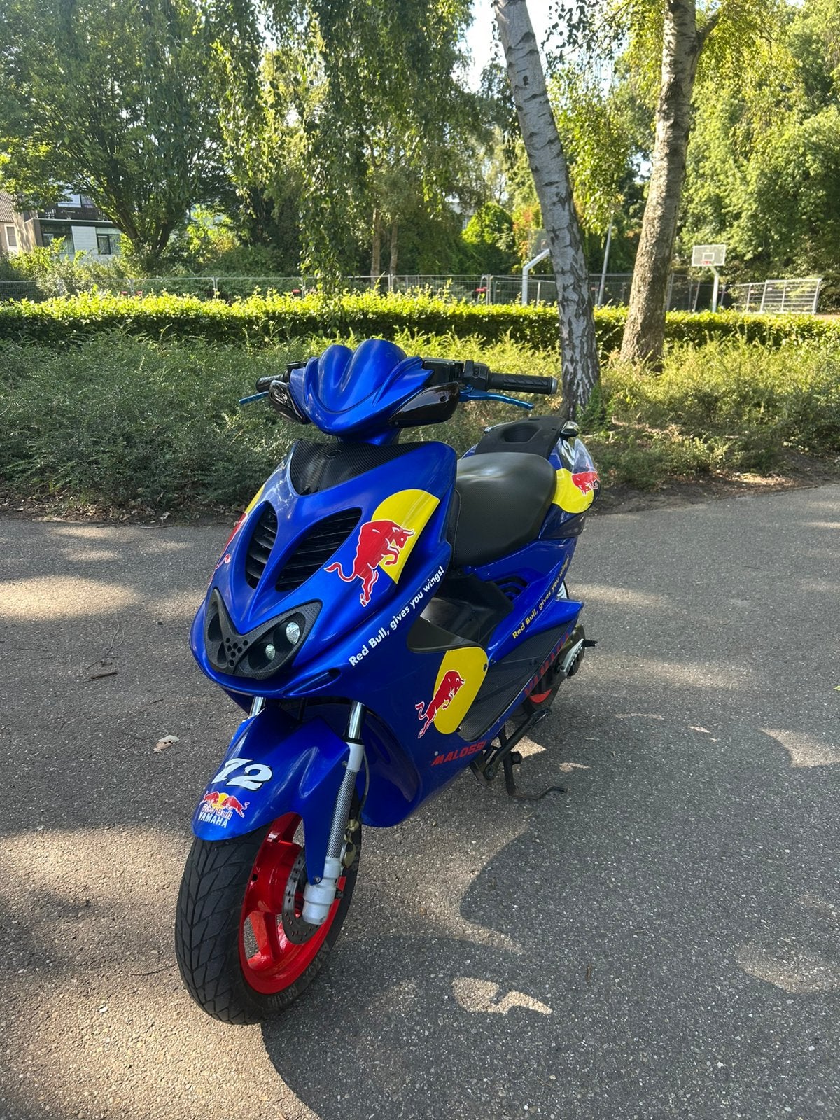 Yamaha Aerox 50cc Redbull, Ophalen, Gebruikt, Aerox, Maximaal 45 km/u