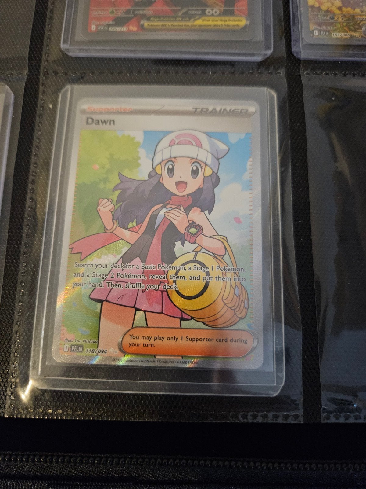 Pokemon Dawn 118/094 Phantasmal Flames, Ophalen of Verzenden, Zo goed als nieuw, Losse kaart, Foil