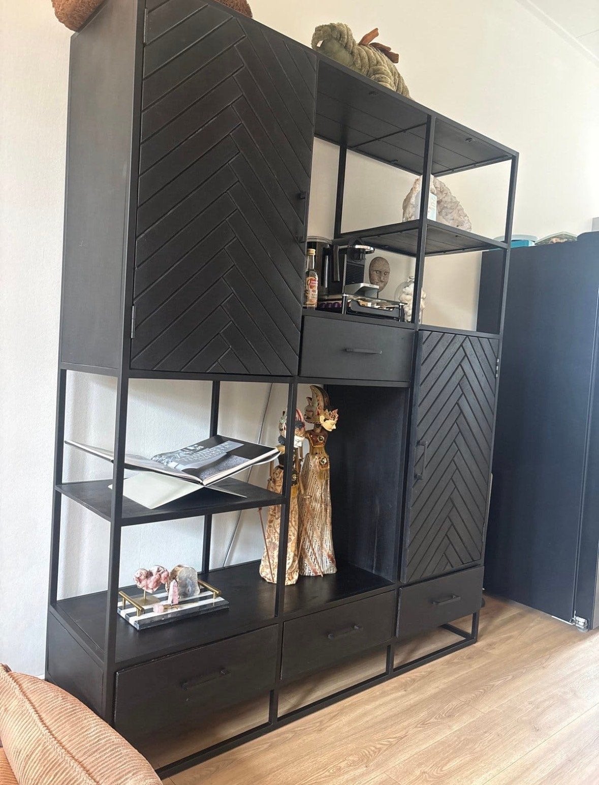 Set: Salon tafel TV-kast, grote kast en eettafel, Ophalen, Gebruikt, 200 cm of meer, 150 tot 200 cm