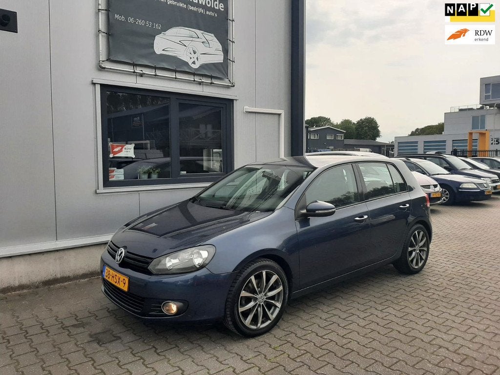 Volkswagen Golf 1.4 TSI Trendline clima cruise, Auto's, Euro 5, Stof, Gebruikt, Zwart
