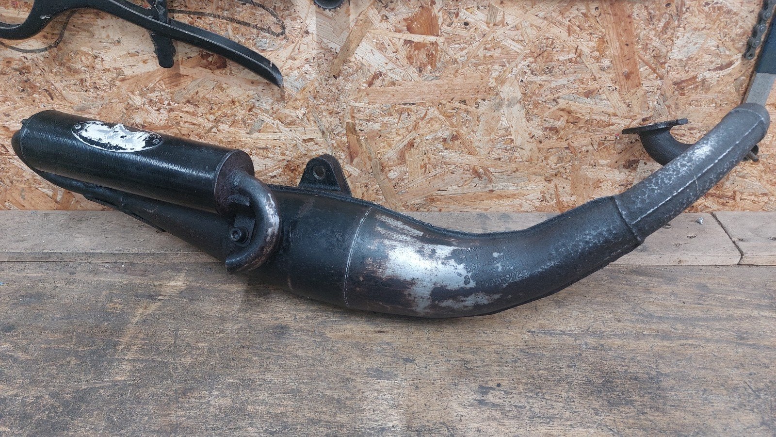 Te koop giannelli shot minarelli horizontaal, Fietsen en Brommers, Ophalen of Verzenden, Gebruikt, Uitlaat, Yamaha
