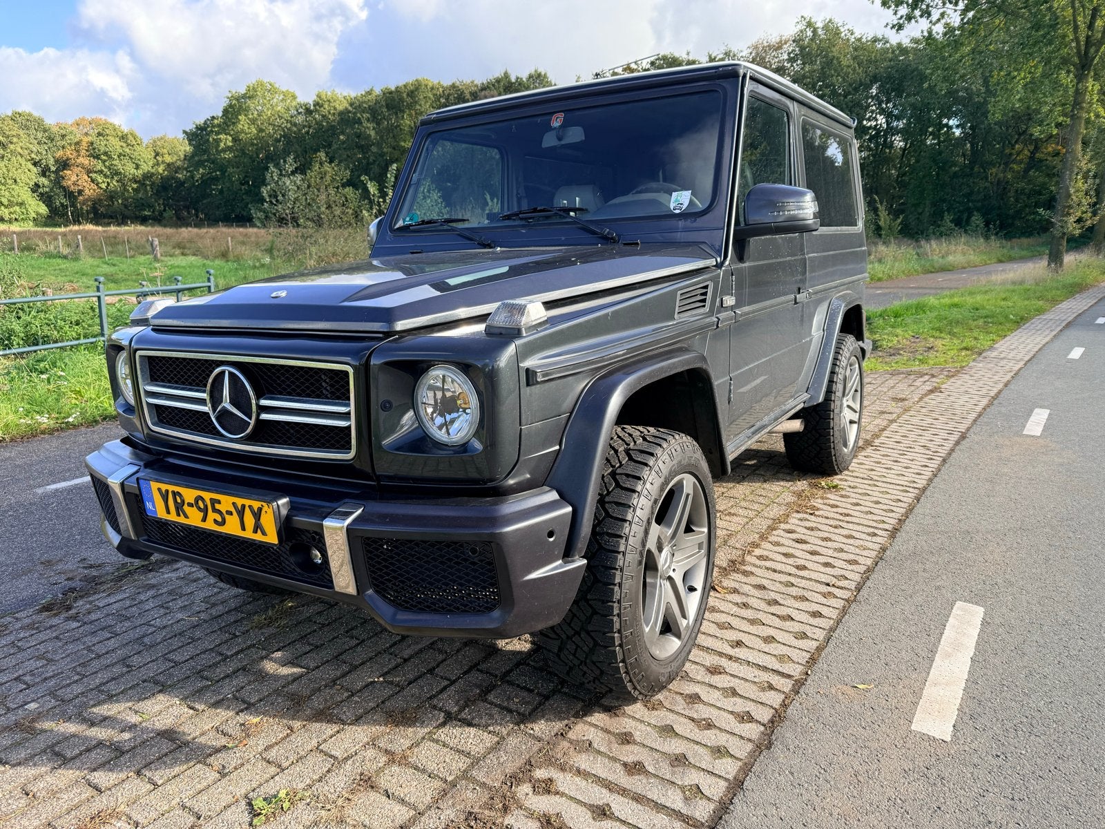 Mercedes-Benz G-Klasse 3.0 300 GE ST WGN Kort 4WD U9 1990, Auto's, G-Klasse, 2065 kg, Zwart, Origineel Nederlands