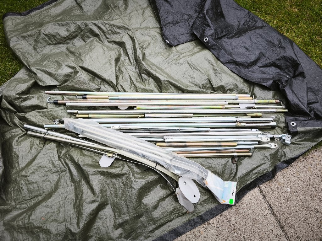 stalen stokken van alles wat, Ophalen of Verzenden, Gebruikt