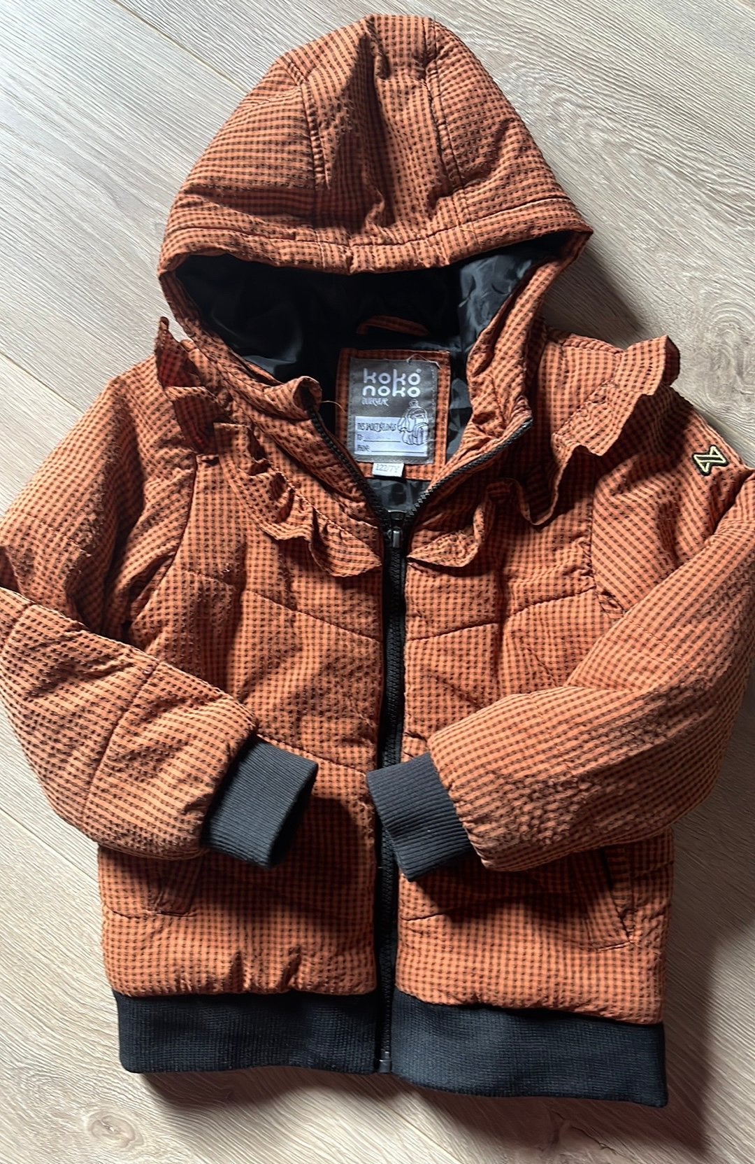 Zgan Koko Noko winterjas maat 122, Ophalen of Verzenden, Zo goed als nieuw, Meisje, Jas