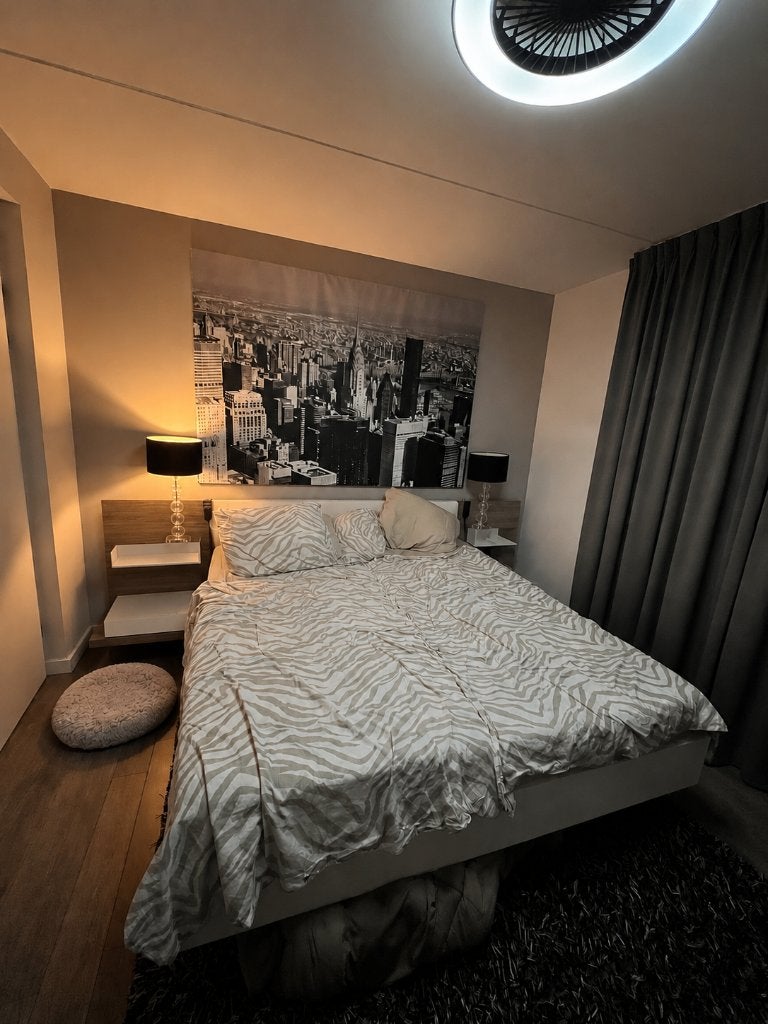 Modern tweepersoonsbed 180x200 met nachtkastjes, Ophalen, Tweepersoons, 180 cm, Modern