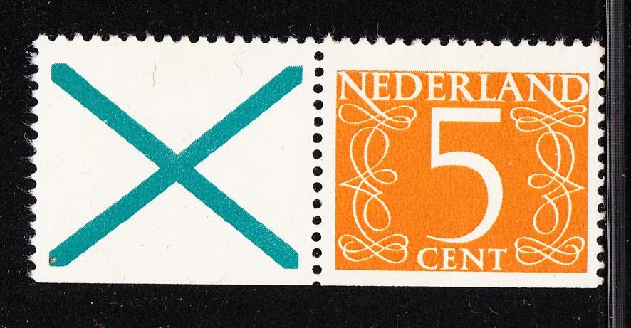 2314 - Nederland nvph C115 postfris , groen X + Van Krimpen, Postzegels en Munten, Postzegels | Nederland, Verzenden, Na 1940