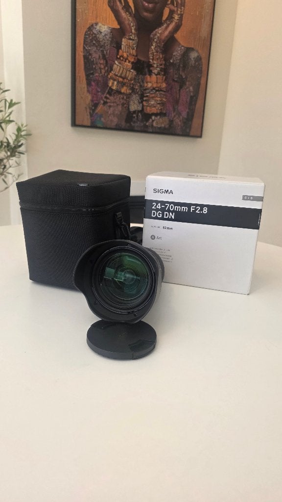Sigma 24-70mm F2.8 DG DN Art | Sony E-Mount | Compleet, Audio, Tv en Foto, Fotografie | Lenzen en Objectieven, Ophalen, Beschermhoes/tas