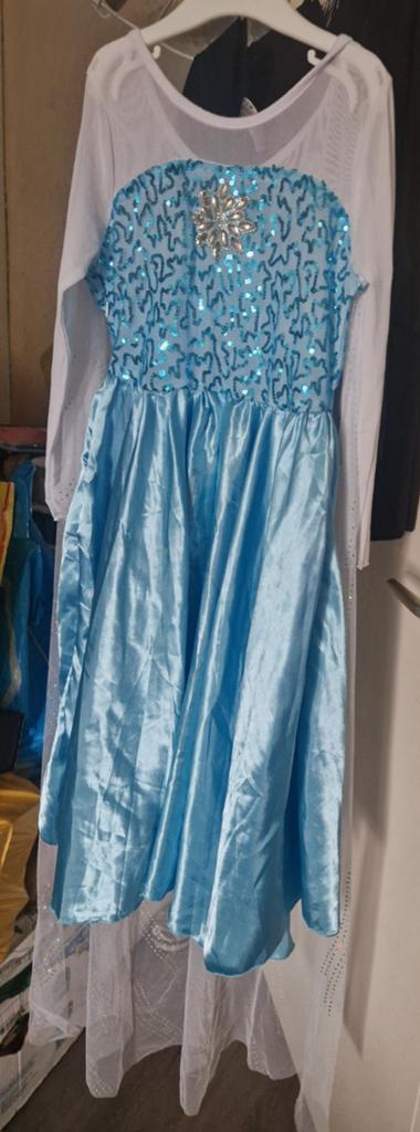 Elsa frozen, Ophalen of Verzenden, Zo goed als nieuw, 134 t/m 140, Meisje