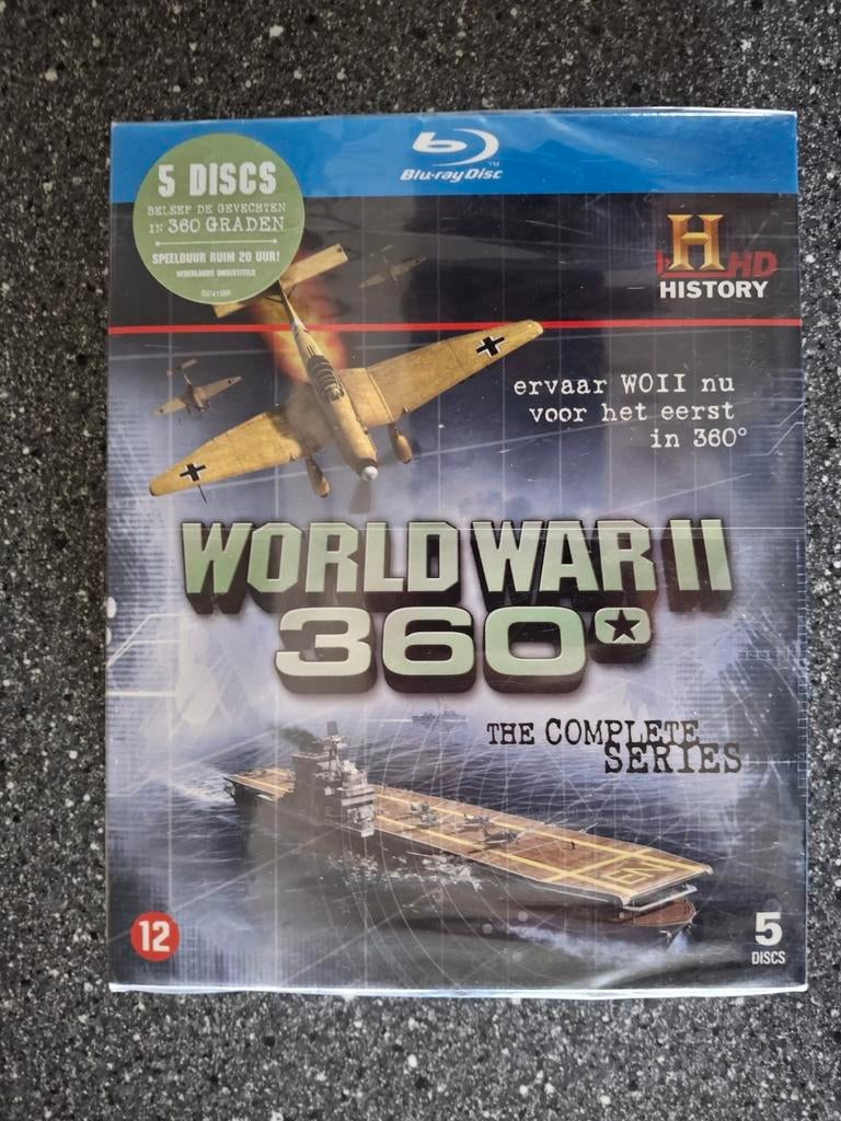 World War II 360 - The Complete Series (Blu-ray), Ophalen of Verzenden, Nieuw in verpakking, Documentaire en Educatief, Boxset