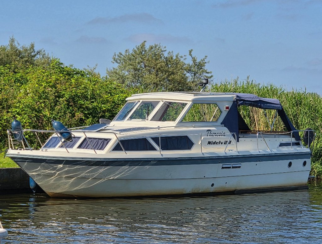Nidelv 28 Volvo Penta 156 pk. Bj 1989 Trim Tabs, Watersport en Boten, 9 m, Gebruikt, Diesel, Walstroom