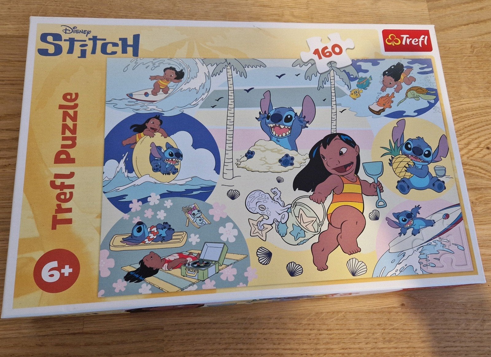 Disney Stitch Legpuzzel 160 Stukjes - Zo goed als nieuw, Ophalen of Verzenden, Meer dan 50 stukjes, Zo goed als nieuw, 6 jaar of ouder