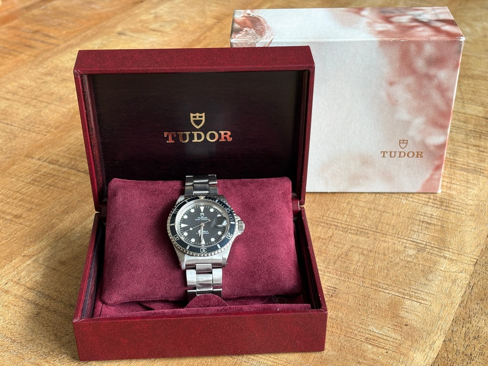 Tudor Submariner | Box & Service | 79090, Staal, Staal, Polshorloge, Zo goed als nieuw