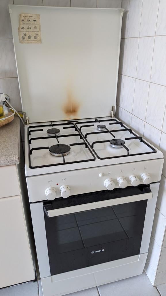 Bosch fornuis + oven, Ophalen, Gebruikt, 60 cm of meer, Grill