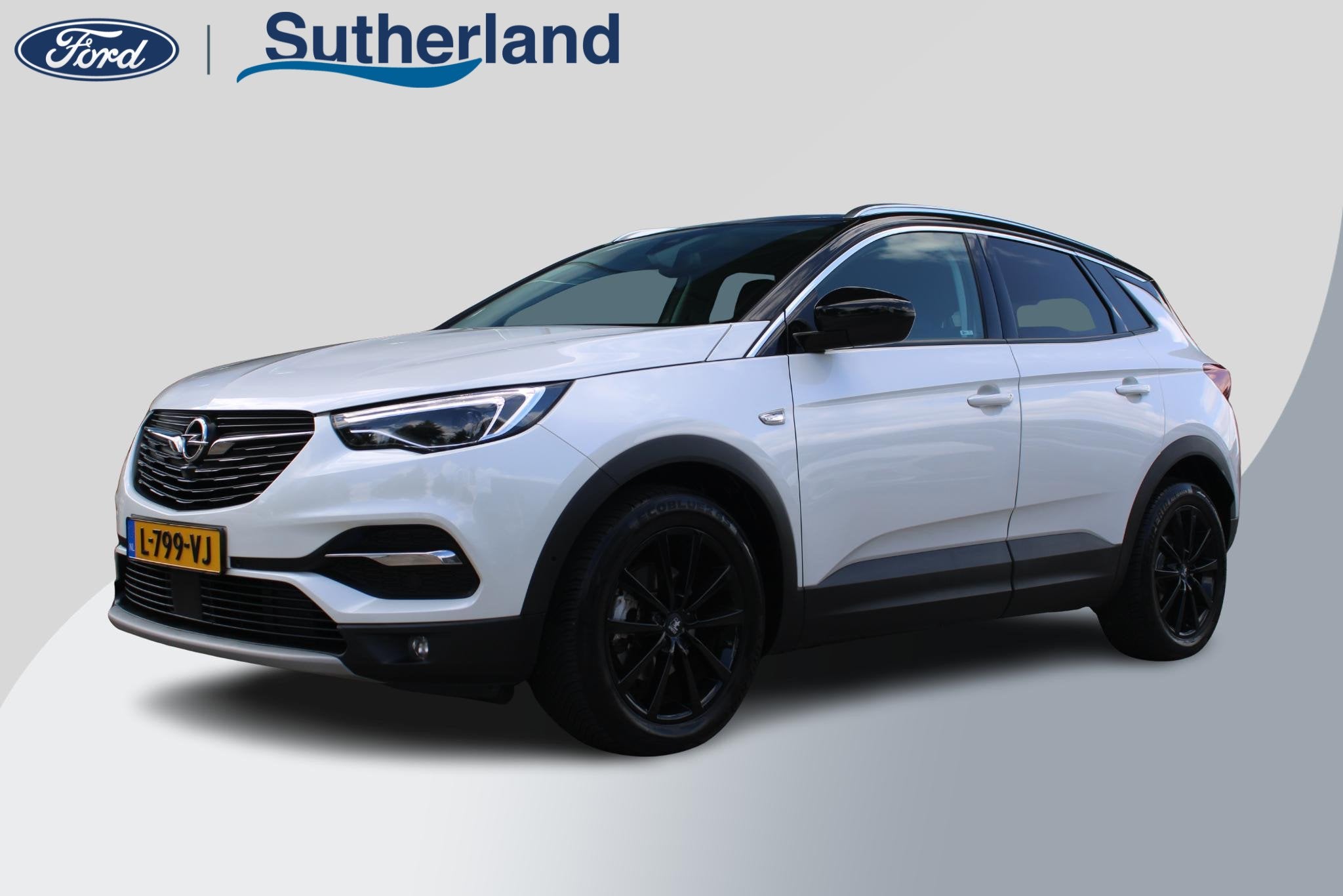 Opel Grandland X 1.2 Turbo Ultimate | Automaat! | Distributi, Auto's, Gebruikt, 1199 cc, Wit, 3 cilinders