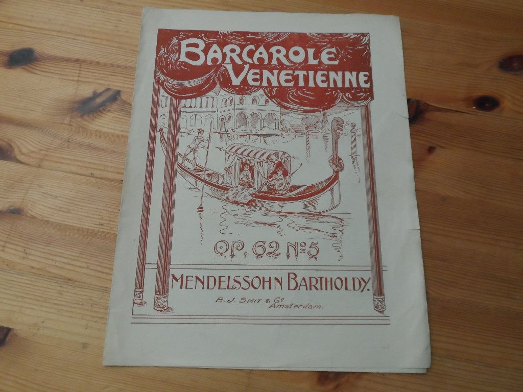 Mendelssohn - barcarole / marschen, Gebruikt, Klassiek, Ophalen of Verzenden, Artiest of Componist