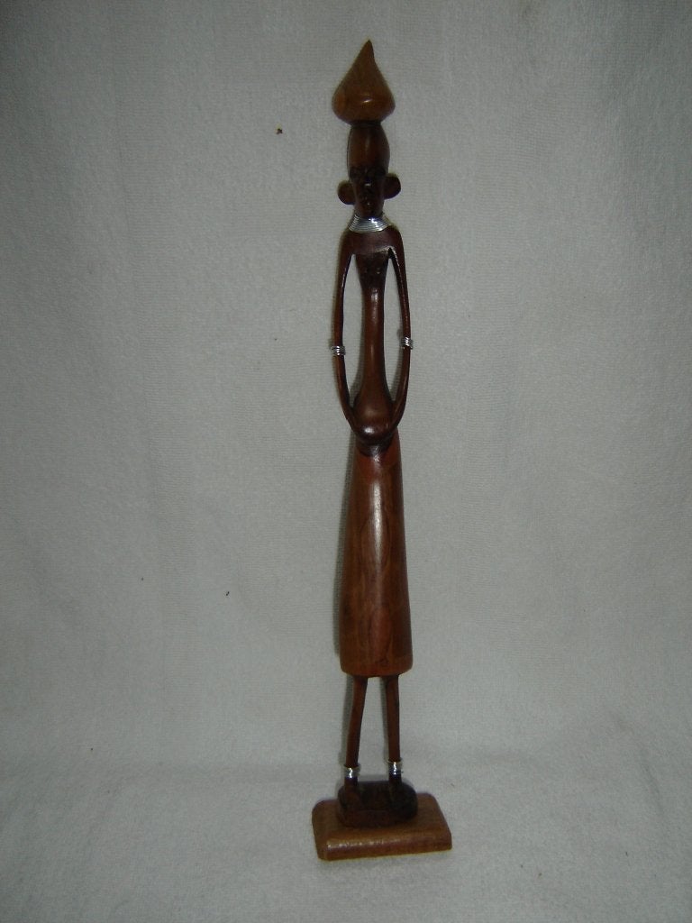 Houtsnijwerk (afrikaanse vrouw), Ophalen, Houtsnijwerk, Handgemaakt, Hout